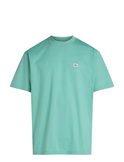 Woven Label Relaxed Tee Calvin Klein Jeans Green