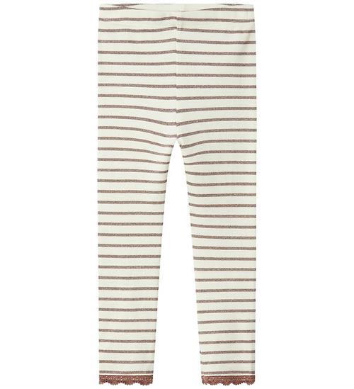 Name It Leggings - Rib - NmfNette - Peppercorn