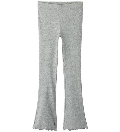 Name It Leggings - Rib - Noos - NkfNakal - Grey Melange