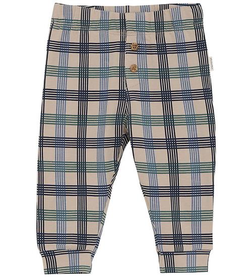 Minymo Bukser - AOP - Oxford Tan