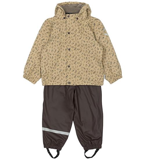 Mikk-Line Regntøj m. Fleece - PU - Cornstalk