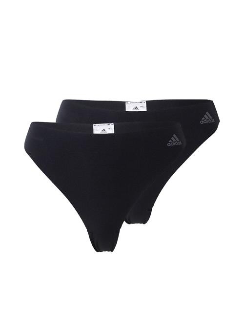 ADIDAS SPORTSWEAR Sportsunderbukser  grå / sort