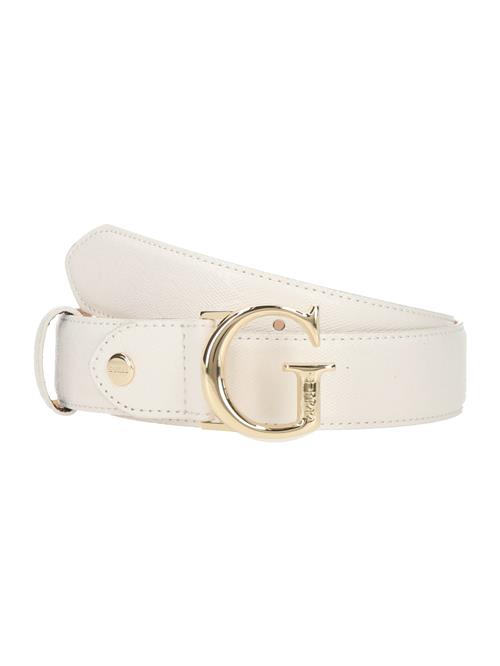 Se GUESS Bælte 'Aldina'  guld / offwhite ved About You