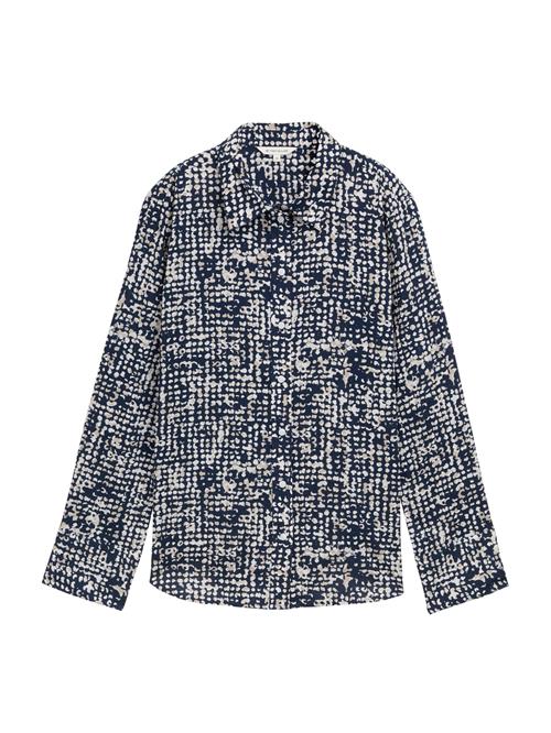 TOM TAILOR Bluse  beige / marin / hvid