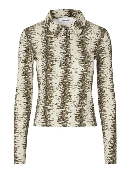 modström Shirts  ecru / lysebrun / sort