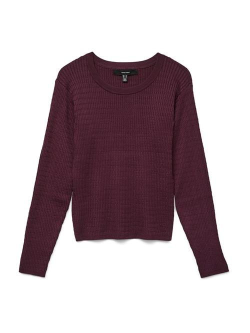 VERO MODA Pullover 'VMSILJE'  vinrød