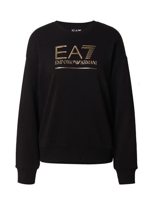 EA7 Emporio Armani Sweatshirt  guld / sort