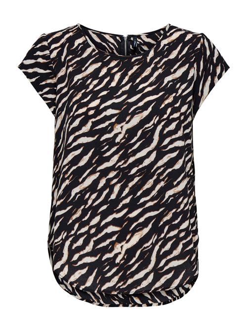 ONLY Bluse 'ONLVic'  beige / sort