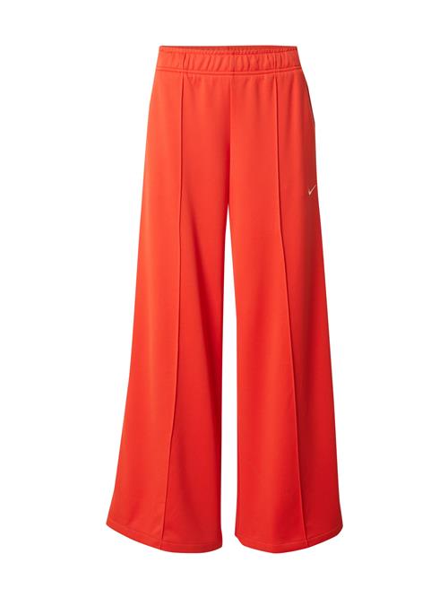Nike Sportswear Bukser  orangerød / hvid