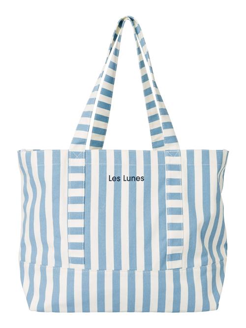Les Lunes Shopper 'SOLEAA'  lyseblå / hvid