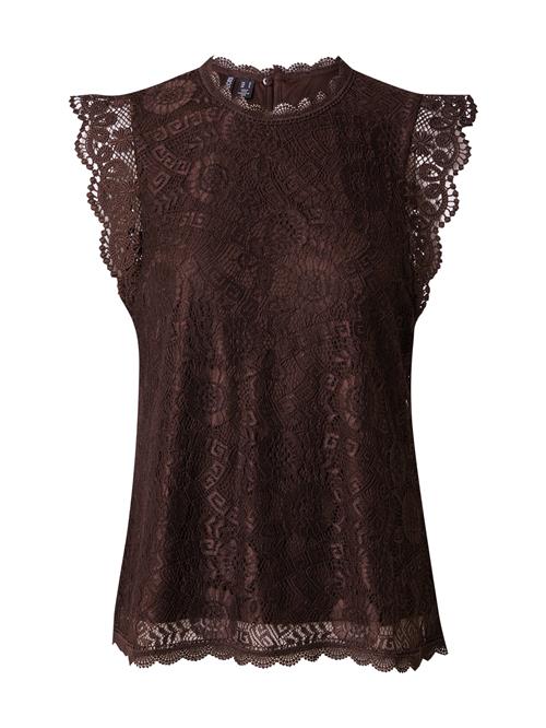 PIECES Bluse 'PCOLLINE'  mørkebrun