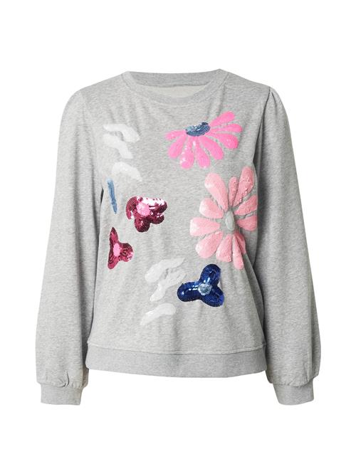LIEBLINGSSTÜCK Sweatshirt 'Uletta'  koboltblåt / grå-meleret / lyserød / hvid