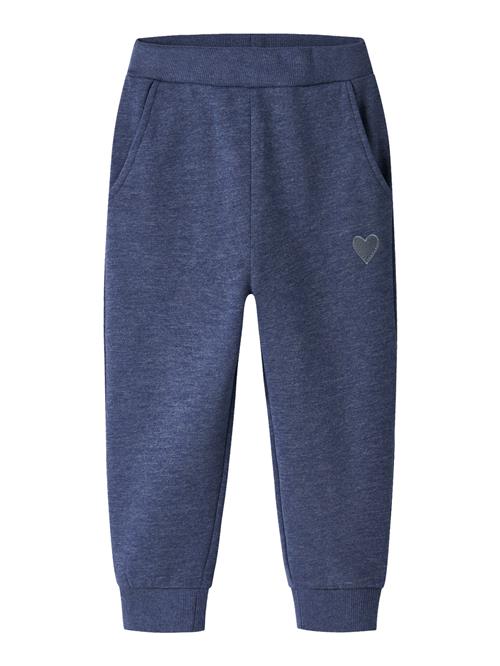 NAME IT Sweatpants Vima Blueprint Heart Embroidery