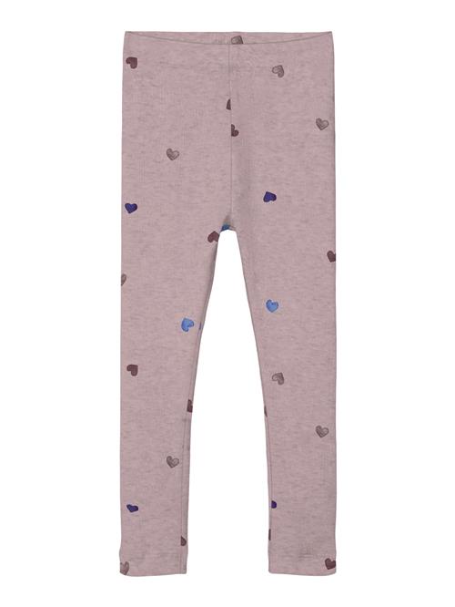 NAME IT Leggings Nutti Burnished Lilac Hearts
