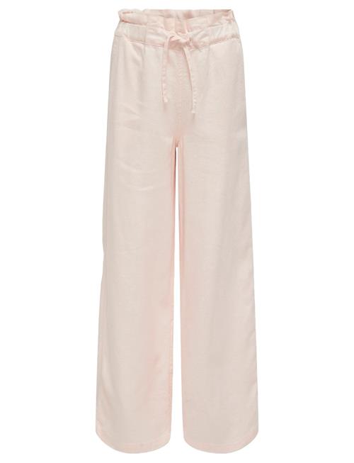 Kogcaro Pb Wide Linen Bl Pant Pnt Kids Only Pink