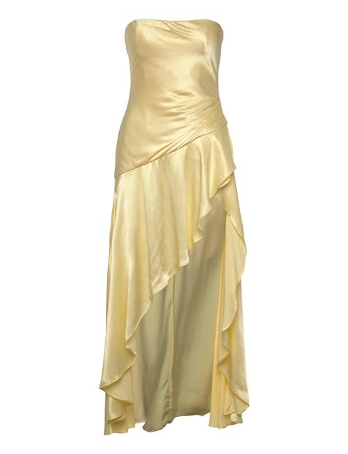 Lorenza Midi Dress Bardot Yellow