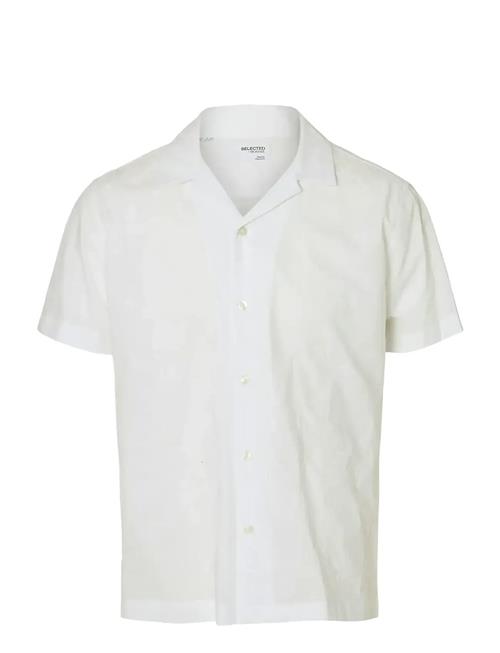 Slhreghyde Aoe Ss Shirt Selected White