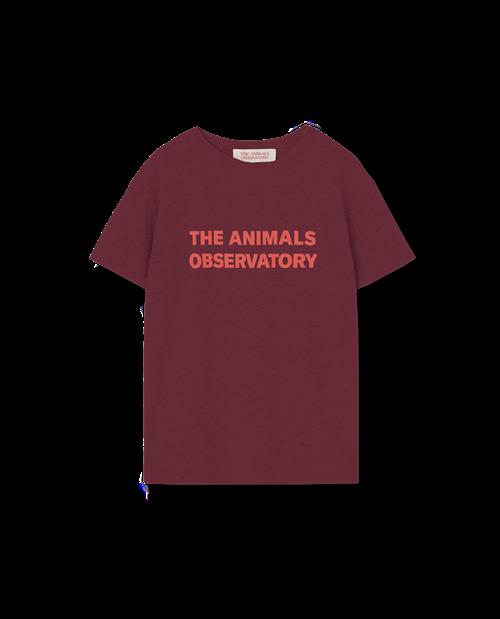 The Animals Observatory Orion T-shirt Browned Garnet  Browned Garnet 10y  Brun  10 år  Unisex