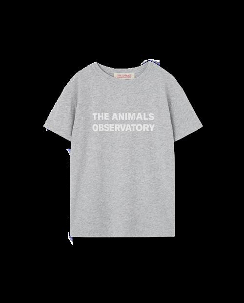 The Animals Observatory Orion T-shirt Medium Grey Heather  Medium Grey Heather 8y  Grå  8 år  Unisex