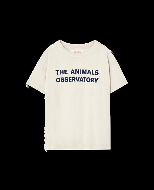 The Animals Observatory Orion T-shirt Raw White  Raw White 6y  Hvid  6 år  Unisex