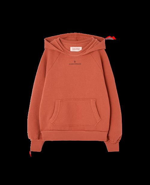 The Animals Observatory Beaver Hættetrøje Fig Red  Fig Red 4y  Orange.  4 år  Unisex
