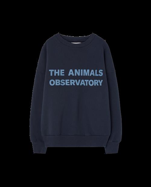 The Animals Observatory Leo Sweatshirt Navy  Navy 6y  Marineblå  6 år  Unisex