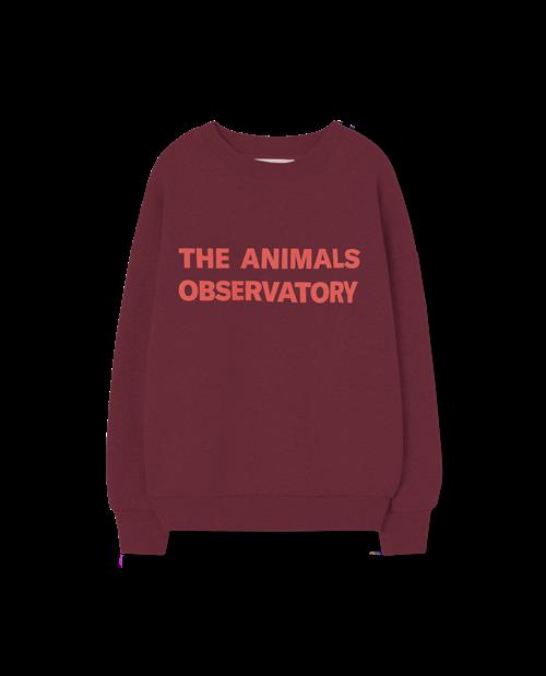 The Animals Observatory Leo Sweatshirt Browned Garnet  Browned Garnet 4y  Brun  4 år  Unisex