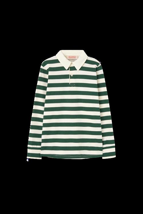 The Animals Observatory Eel Poloshirt Green  Green 8y  Grøn  8 år  Unisex