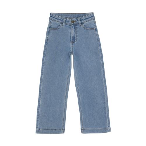Minymo Wide Loose Fit Wide Loost Fit Jeans Light Dusty Blue  122 cm    122 cm  kvinde
