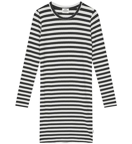 Mads Nørgaard Kjole - Stripe Dubina - Black/Vanilla Ice