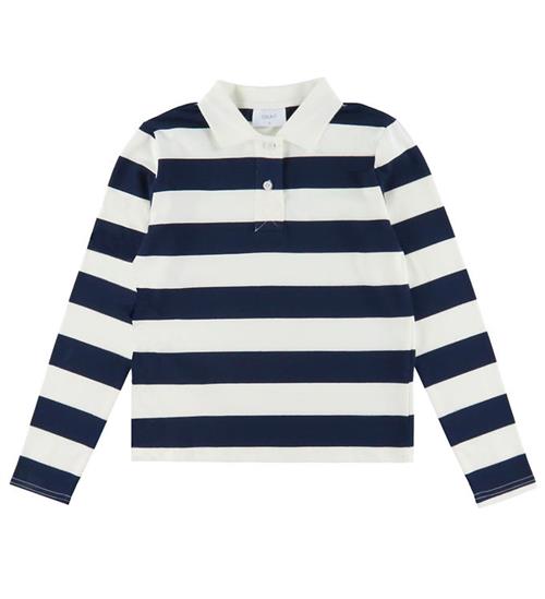 Grunt Polobluse - GrAnte - Navy/Hvidstribet