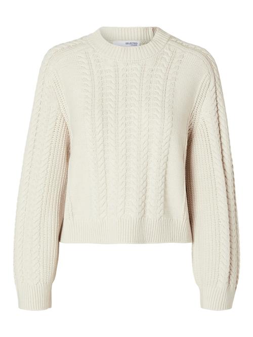 Se SELECTED Pullover 'Birte'  lysebeige ved About You