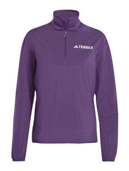 ADIDAS TERREX Funktionsbluse  lilla / hvid