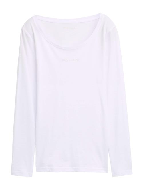 TOM TAILOR Shirts  sølv / hvid