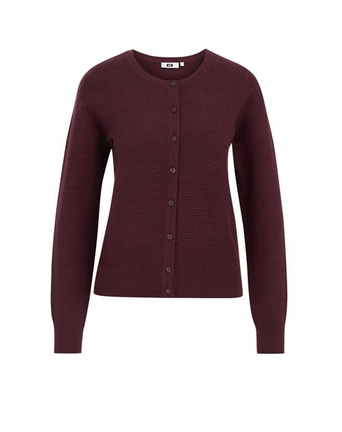 WE Fashion Cardigan  burgunder