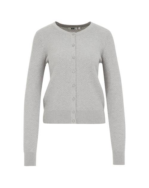 WE Fashion Cardigan  lysegrå