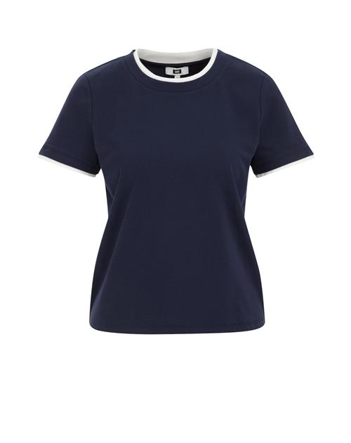 WE Fashion Shirts  mørkeblå / hvid