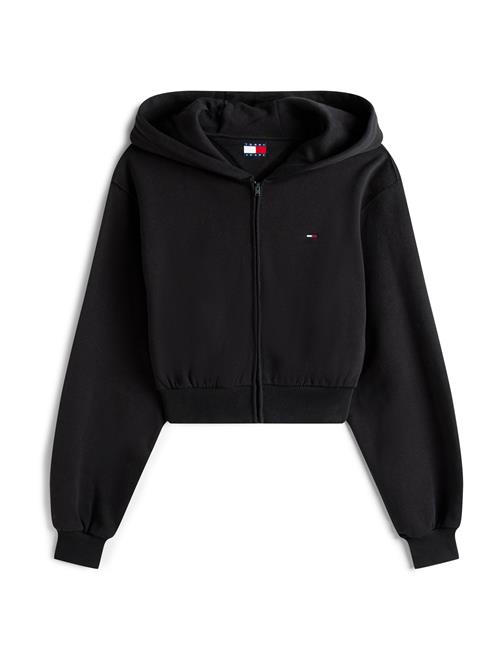 Tommy Jeans Sweatjakke  sort