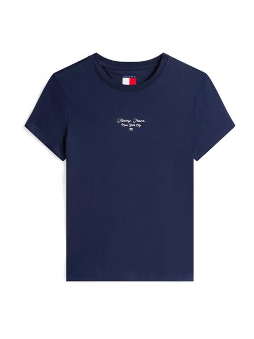 Se Tommy Jeans Shirts 'ESS'  navy / hvid ved About You