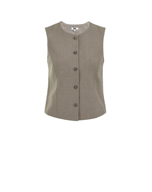 Se WE Fashion Vest  greige ved About You