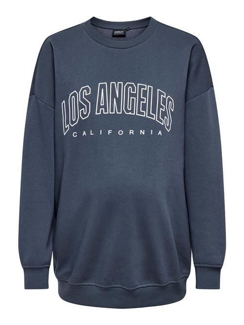 Se Only Maternity Sweatshirt  navy / hvid ved About You