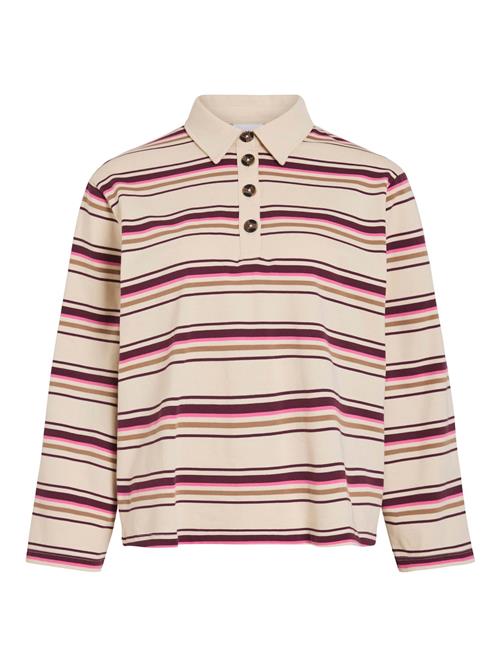 VILA Shirts  lysebeige / brun / grå / rød