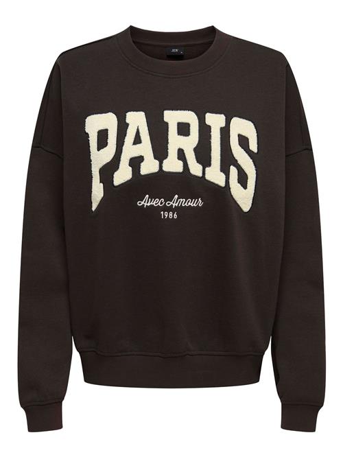 JDY Sweatshirt 'JDYMESA'  beige / mørkebrun