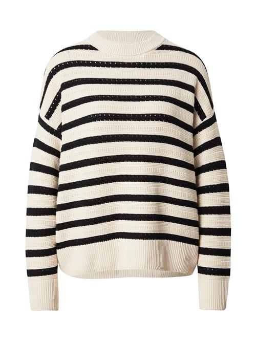 VERO MODA Pullover 'VMCalla'  lysebeige / sort