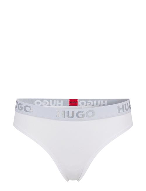 Se Thong Sporty Logo HUGO White ved Booztlet