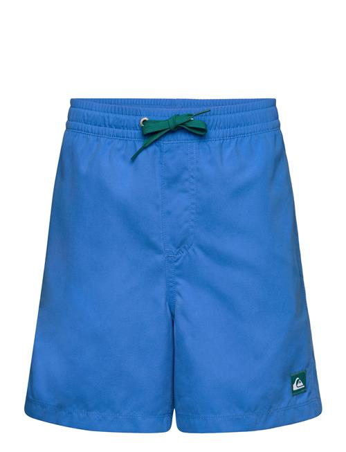 Se Everyday Solid Volley Yth 14 Quiksilver Blue ved Booztlet