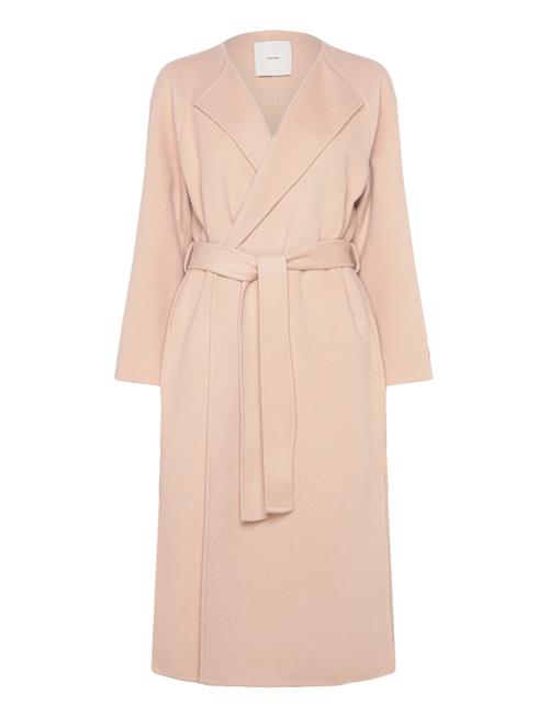 Se Df Wool Archive Coat Calvin Klein Beige ved Booztlet