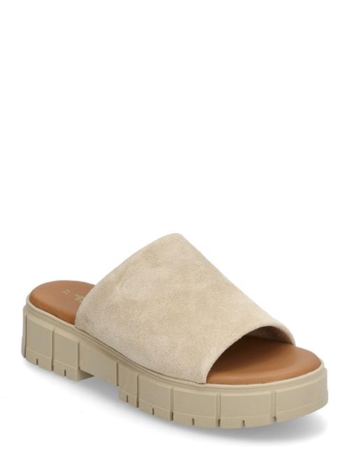 Women Slides Tamaris Cream