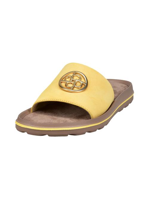 Se bugatti Pantoletter  gul / guld ved About You