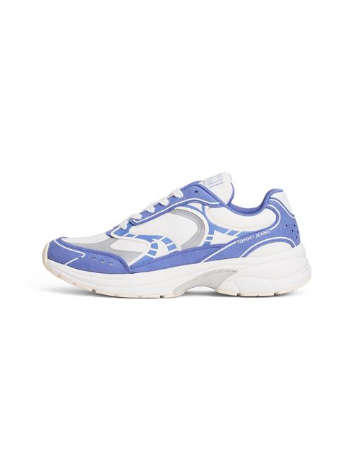 Tommy Jeans Sneaker low 'ARCHIVE 25'  ecru / azur / grå